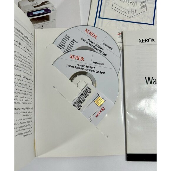 Xerox Phaser 3635 MFP Quick Use AND Installation Guide Paper Manuals /CDs Copier - Picture 5 of 9